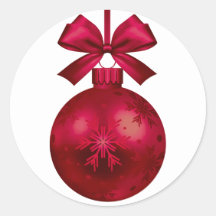 happy new year 2022 ornament classic round sticker