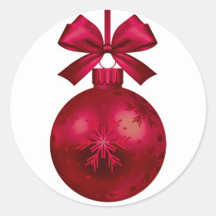 happy new year 2022 ornament classic round sticker