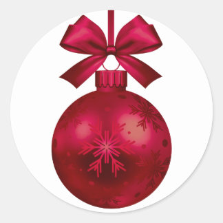 happy new year 2022 ornament classic round sticker