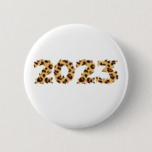 Happy New Year 2023 6 Cm Round Badge