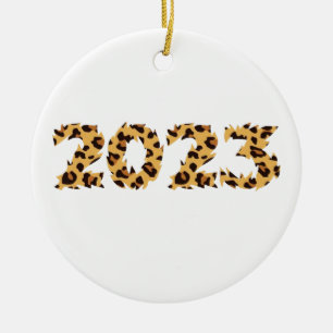 Happy New Year 2023 Ceramic Tree Decoration