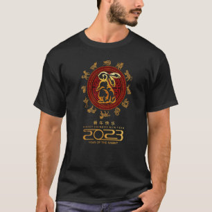 Happy New Year 2023 Chinese 12 Zodiac Rabbit New Y T-Shirt