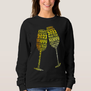 Happy New Year 2023 New Years Eve Party Supplies N Sweatshirt