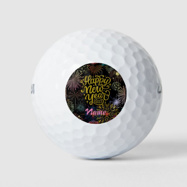Happy New Year 2023 Thunder_Cove  Golf Balls (Front)