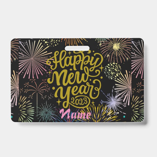 Happy New Year 2023 Thunder_Cove  ID Badge (Front)