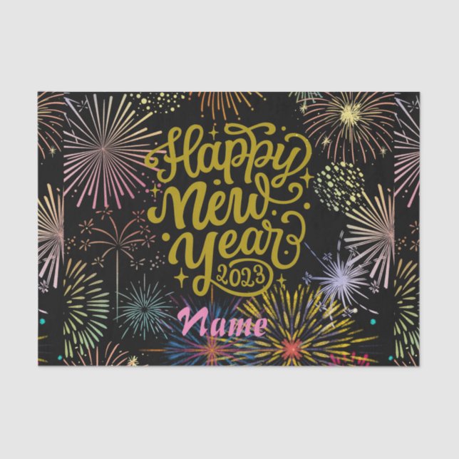 Happy New Year 2023 Thunder_Cove Tissue Paper (Front)