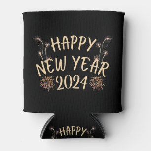 Happy New Year 2024 Can Cooler