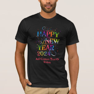 Happy New year 2024 Colourful New years Eve T-Shirt