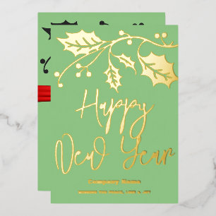 Happy New Year 2024 company, red ribbon