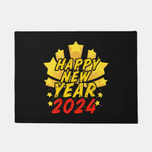 Happy New Year 2024  Doormat