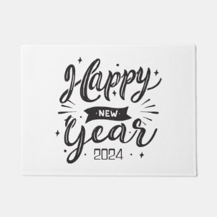 Happy new year 2024 doormat