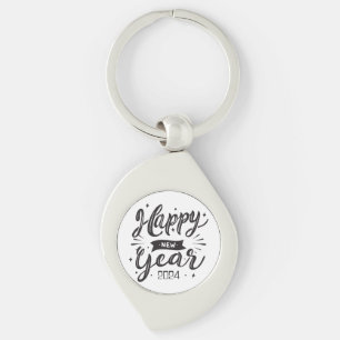 Happy new year 2024  key ring