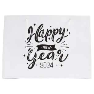 Happy new year 2024  large gift bag