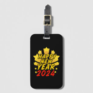 Happy New Year 2024  Luggage Tag