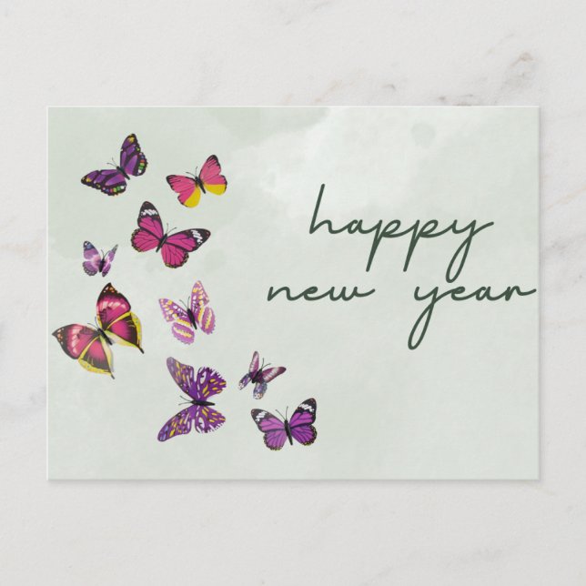Happy New Year 2024 Postcard (Front)