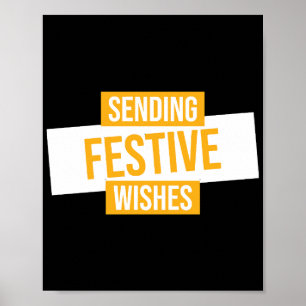 Happy new year 2024 -sending festive wishes poster