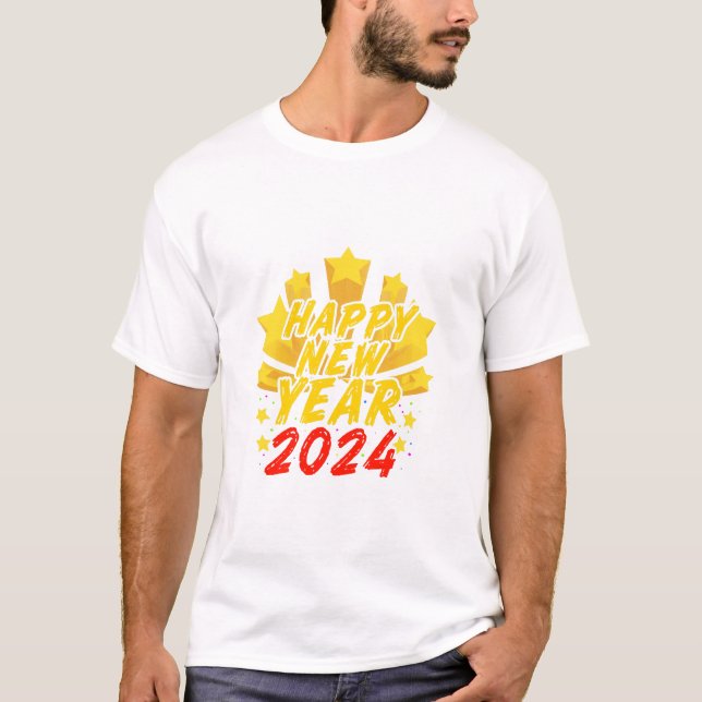Happy New Year 2024  T-Shirt (Front)