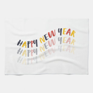Happy New Year 2024 Tea Towel