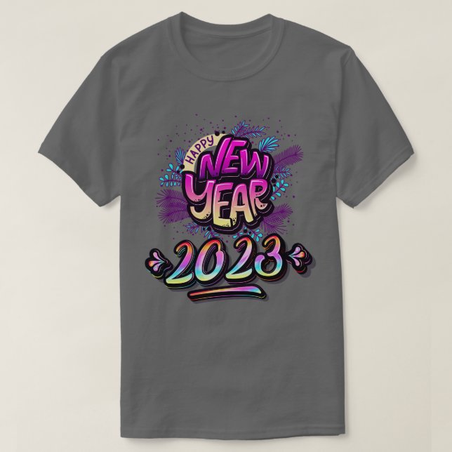 Happy New Year 2024 USA  T-Shirt (Design Front)
