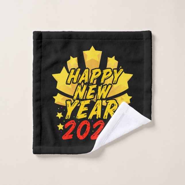 Happy New Year 2024  Wash Cloth (Wash Cloth)