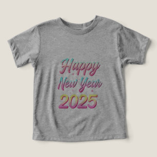 Happy New Year 2025 Celebration Toddler T-shirt