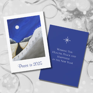 Happy New Year 2025 Desert Southwest Peace Holiday Card