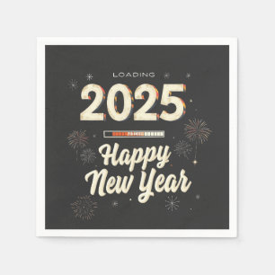 Happy New Year 2025 Family Matching  Napkin