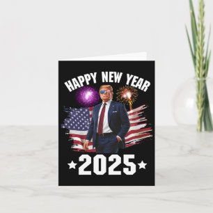 Happy New Year 2025 – Funny Trump Gifts For Men Card