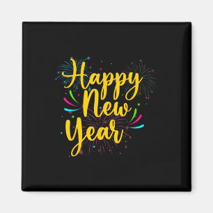 Happy New Year 2025 Gold Fun Festive Funny Party C Magnet