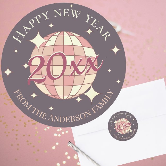 Happy new year 2025 greeting decoration sticker (Creator Uploaded)