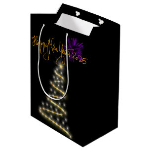 Happy New Year 2025 Medium Gift Bag