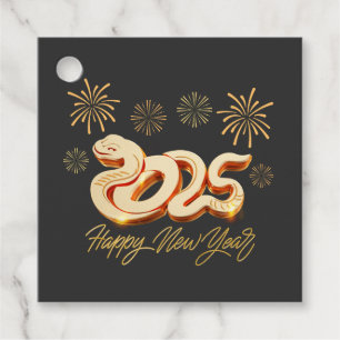 Happy New Year 2025 The Chinese Year of the Snake Favour Tags