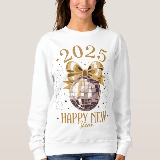 Happy New Year 2025 Women's Basic Sweatshirt (Front)