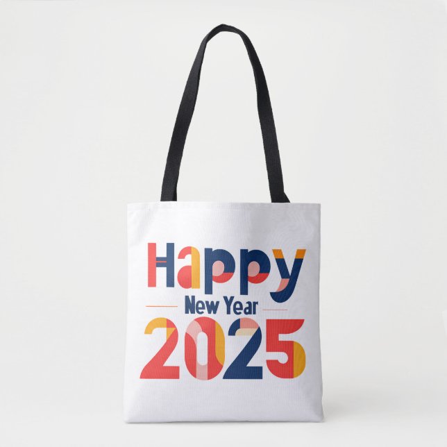 Happy New Year 2025:Year Of Possibilities Optimist Tote Bag (Front)