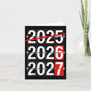 Happy New Year 2026 2027 67 Meme Six Seven Funny Card