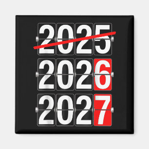Happy New Year 2026 2027 67 Meme Six Seven Funny  Magnet