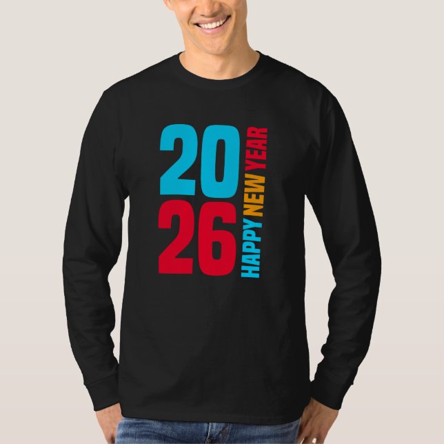 Happy New Year 2026-34568 T-Shirt (Front)