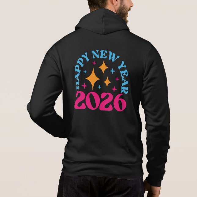 Happy New Year 2026-73950 Hoodie (Back)