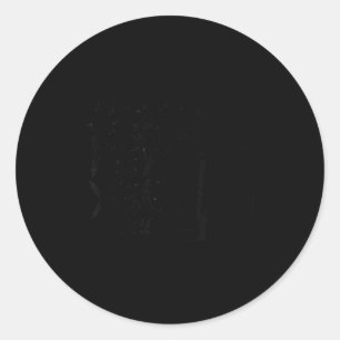 Happy New Year 2026 Black Cat Cute Minimal Holiday Classic Round Sticker