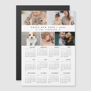 Happy New year 2026 Calendar Photo Collage
