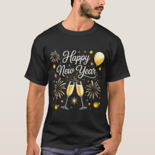 Happy New Year 2026 Celebration Design With Champa T-Shirt