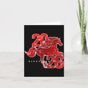 Happy New Year 2026 Chinese New Year 2026 Year Of  Card