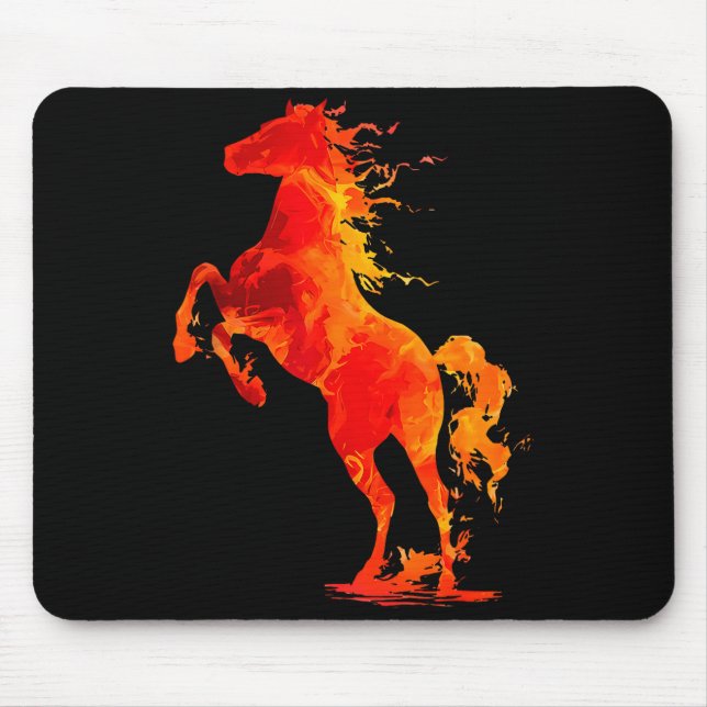 Happy New Year 2026 Chinese New Year Horse Zodiac  Mouse Pad (Front)