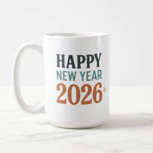 Happy New Year 2026 Coffee Mug