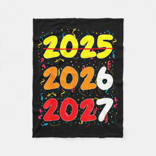 Happy New Year 2026 Coming Soon 2027 Funny 67 Meme Fleece Blanket