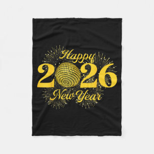 Happy New Year 2026 Countdown Party Trip Matching  Fleece Blanket