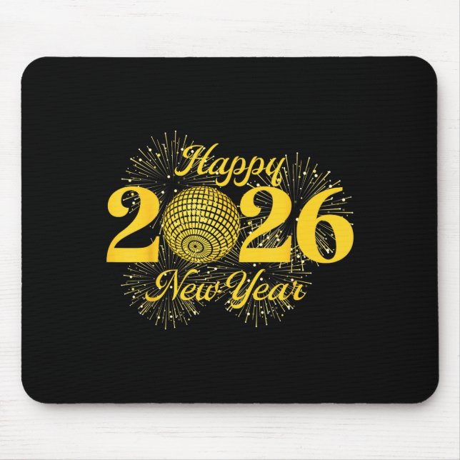 Happy New Year 2026 Countdown Party Trip Matching  Mouse Pad (Front)