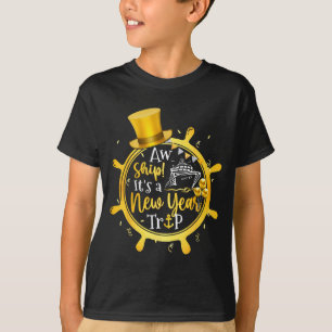 Happy New Year 2026 Cruise Trip Family Matching T-Shirt