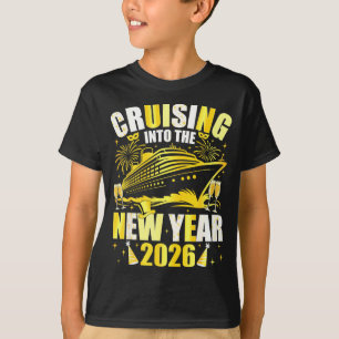 Happy New Year 2026 Cruising Into The New Year 202 T-Shirt
