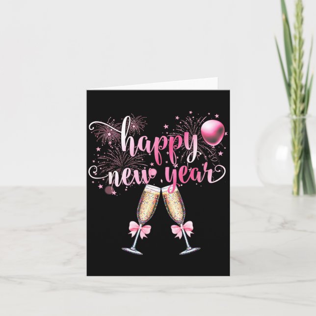 Happy New Year 2026, Cute Funny Gift Men, Women  Card (Front)